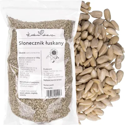 Produktbild von Sonnenblumenkerne geschält 1 kg - vielseitig - für Backen, Salate und Müsli