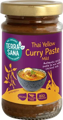 PASTA CURRY TAJSKA BEZGLUTENOWA BIO 120 g - TERRASANA
