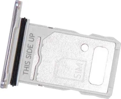 Produktbild von Simkartenhalter passend für Motorola Edge 20 Pro (XT2153-1), Dual-Nano-SIM Slot, Originalersatz, Weiss