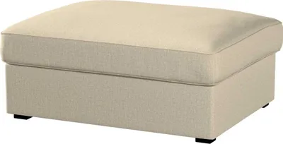 Produktbild von Dekoria Bezug für Kivik Hocker, beige- grau, Bezug für Hocker Kivik
