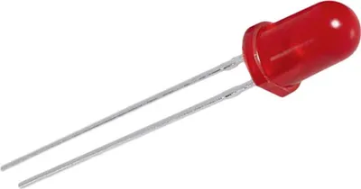 Produktbild von LED 0201, rot, 3.7 - 4.8 V, mit Kabel und Widerstand