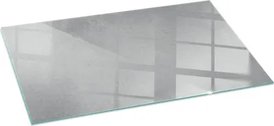 Obrázok produktu pre Sklenená základná doska pre 120x60 cm - kachle - krbové sklo - ochranné sklo - ochranná doska proti iskrám - ohňovzdorná sklenená základná doska - ochranná doska proti teplu - ochrana sklenenej základne - betónová konštrukcia s efektom
