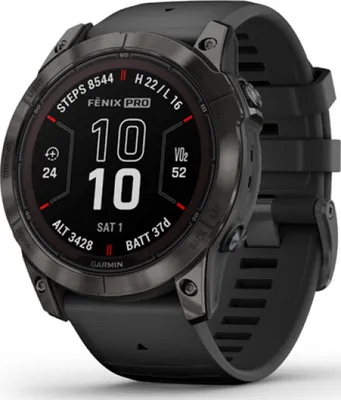 Obrázek produktu pro Garmin fēnix 7X Pro, 3,56 cm (1.4"), MIP, Dotyková obrazovka, 32 GB, GPS, 89 g