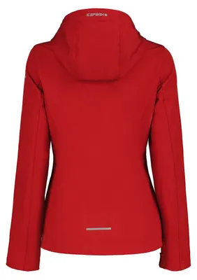Produktbild von Icepeak Softshelljacke Brenham für Damen mit Kapuze, Farbe:Schwarz, Größe:40