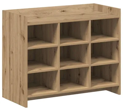 Immagine prodotto di vidaXL Scarpiera in rovere Artisan 85 x 39,5 x 70 cm in materiale derivato dal legno