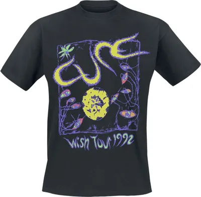 Produktbild von The Cure T-Shirt Herren Tour '92 schwarz L