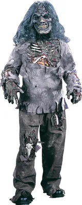 Produktbild von Zombie - Horror Halloween Kostüm Kinder Junge Kindergröße: 140-152