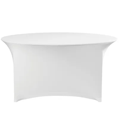 Image de Nappe ronde, HENDI, Symposium, 810941, Blanche, Ø1800 x (H)760 mm