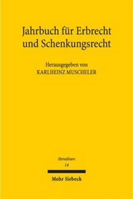Obrázok produktu pre Jahrbuch für Erbrecht und Schenkungsrecht