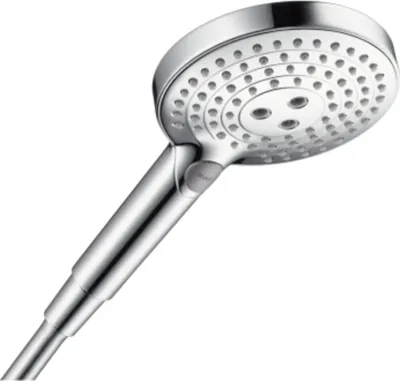 Zdjęcie produktu dla Chromowana słuchawka prysznicowa Hansgrohe Raindance Select S 120 EcoSmart