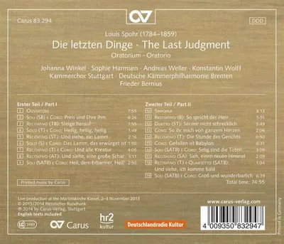 Produktbild von Die letzten Dinge-The last Judgment
