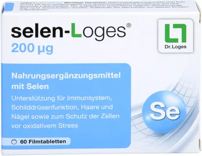 Produktbild von selen-Loges 200 µg Tabletten, 60 St. Tabletten