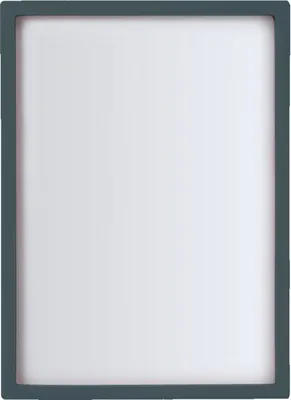 Produktbild von Aushangrahmen, grau, Kunststoff, Einlegemaß DIN A4, 307x223x24mm