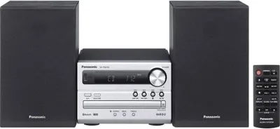 Produktbild von Panasonic SC-PM704EG-S, Heim-Audio-Mikrosystem, Schwarz, Silber, 80 W, 2-Wege, 10 cm, 6 cm