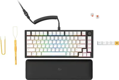 Produktbild von Glorious GMMK Pro Schwarz Schiefer 75% TKL Tastatur
