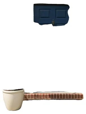 Productafbeelding van Kunststof vormgesneden boom, set van 2, UV-bestendig, legergroen