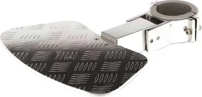 Image de Repose-pieds tubulaire pivotant Vetus Argent 73 mm Argent 73 mm