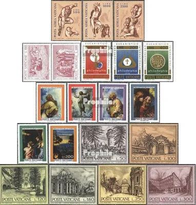 Produktbild von Briefmarken Vatikanstadt 1976 Mi 675-694 (kompl.Ausg.) Jahrgang 1976 komplett postfrisch Flugpost