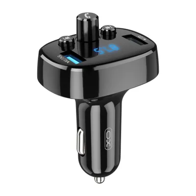 Obrázok produktu pre Xo Transmiter FM BCC02 Bluetooth, MP3, nabíjačka do auta, 15W, čierna