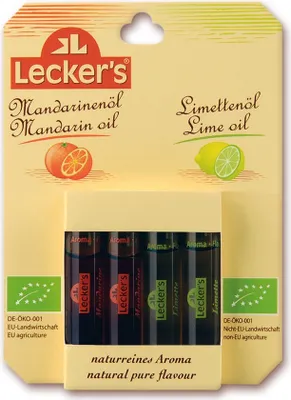 Produktbild von Lecker's   Mandarinenöl und Limettenöl 2x2 á 2ml