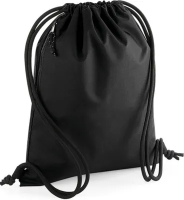 Produktbild von Bagbase - Turnbeutel, recyceltes Material BC4964 (Einheitsgröße) (Schwarz)