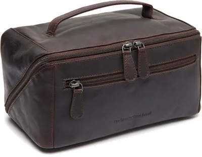 Produktbild von The Chesterfield Brand Kulturbeutel Elmia Toiletry Bag Brown dunkelbraun