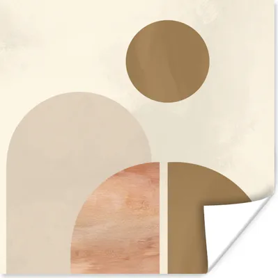 Produktbild von MuchoWow® Poster Formulare - Abstrakt - Gestaltung 75x75 cm - Wand Dekoration