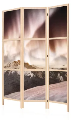 Immagine prodotto di LUMASOUL Paravento Monofacciale, Paravento divisorio per interni, Motivo Invernale, 135x172 cm