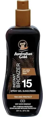Zdjęcie produktu dla Żel przeciwsłoneczny w sprayu z instant bronzer 237 ml spf 15