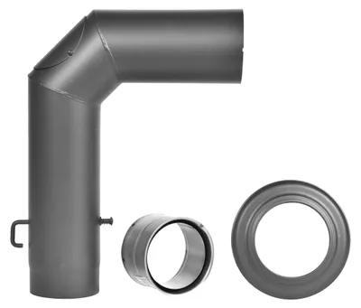 Produktbild von FIREFIX RCH150/SET Rauchrohranschluss-Set Schweiz schwarz