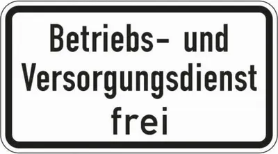 Produktbild von Dreifke® Schild I Verkehrszeichen Betriebs-und...dienst, Nr.1026-39, Alu RA1,...