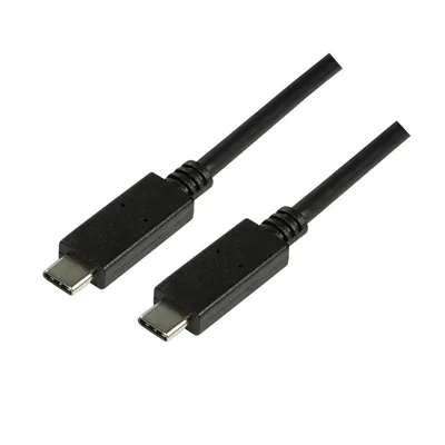 Produktbild von LogiLink USB 3.1 Kabel USB-C - USB-C Stecker 0,5 m schwarz