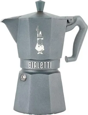 Obrázok produktu pre Talianska kávovar, 6 šálok, striebornosivý Bialetti 0009076