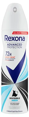 Immagine prodotto di Rexona Advanced Protection Invisible Aqua Antyperspirant, 150 ml