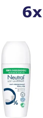 Produktbild von 6x Neutral Deodorant roller (50 ml)