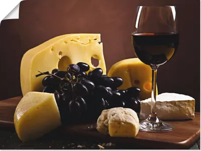 Produktbild von ARTland Poster Käse Stillleben Größe: 60x45 cm
