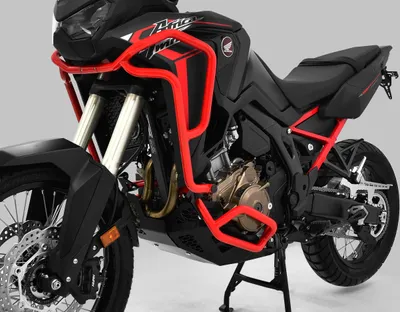 Zdjęcie produktu dla Zestaw pałąków ZIEGER kompatybilny z Hondą CRF 1100 L Africa Twin czerwony