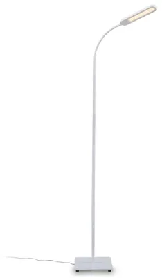 Obrázek produktu pro LED stojací lampa stmívatelná CCT Stojací lampa otočná Paměťová a dotyková funkce bílá