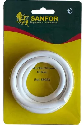 Silikondichtung für Schnellkochtopf Magefesa 10 R, 10 L, weiß
