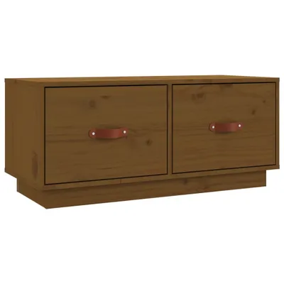 Produktbild von vidaXL TV-Schrank Honigbraun 80x34x35 cm Massivholz Kiefer