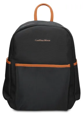 Produktbild von Rucksack Elora Elite, , uniseks, schwarz mit braunen Details