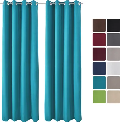 Produktbild von 2er Set Ösenschal Amelie Luna thermo 140x245 cm
