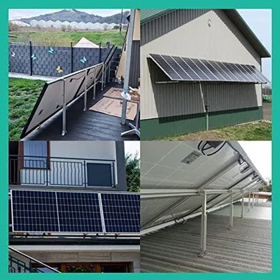 Obrázok produktu pre Nastaviteľný držiak solárnych panelov pre ploché strechy a balkóny – nastaviteľný v rozsahu 0-60° – ideálny na montáž solárnych panelov