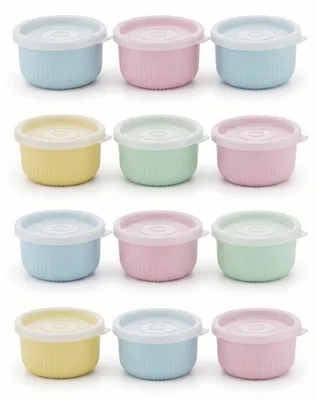 Produktbild von Vorratsdosen mit Deckel Luftdicht, BPA-frei (12er Set, 6x0,3L, 6x0,5L)