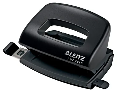 Produktbild von Leitz 50100095, 10 Blätter, Schwarz, Kunststoff, 8 cm, 5,5 mm, A4