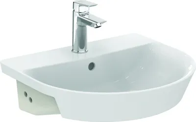 Produktbild von Ideal Standard Halbeinbauwaschtisch ARC CONNECT AIR 500 x 450 x 160 mm weiß