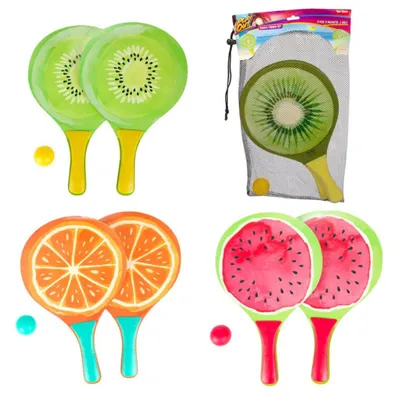 Produktbild von Toi-toys Beach-Tennis-Set Obst, 3-teilig.