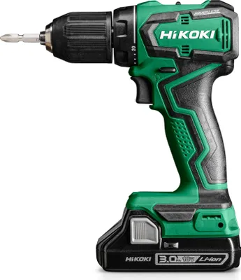 Imagen del producto de Taladro atornillador inalámbrico HiKoKi DS18DDQWQZ, con baterías y cargador, 18 V, 55 Nm