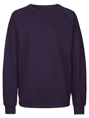 Produktbild von Neutral O63001 | Uni Sweatshirt / 100% Fairtrade-Baumwolle - Farbe: Purple - Größe: L