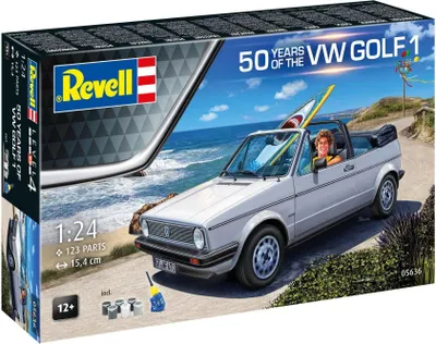 Image de Revell Geschenkset "50 Years of the VW Golf 1" 1:24